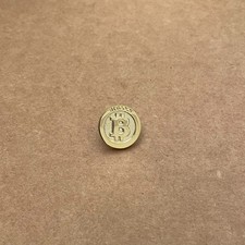 Bitcoin BTC Enamel Pin - Rare - Strong & Heavy Duty