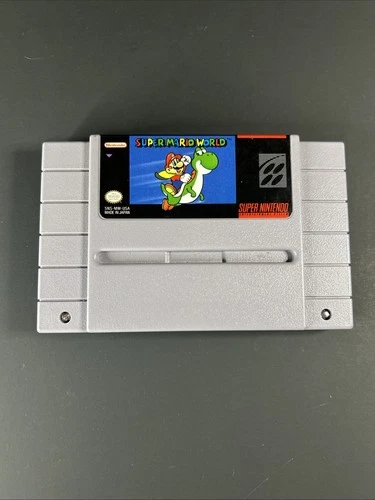 Super Mario World, SNES (Super Nintendo Entertainment System , 1991) Authentic
