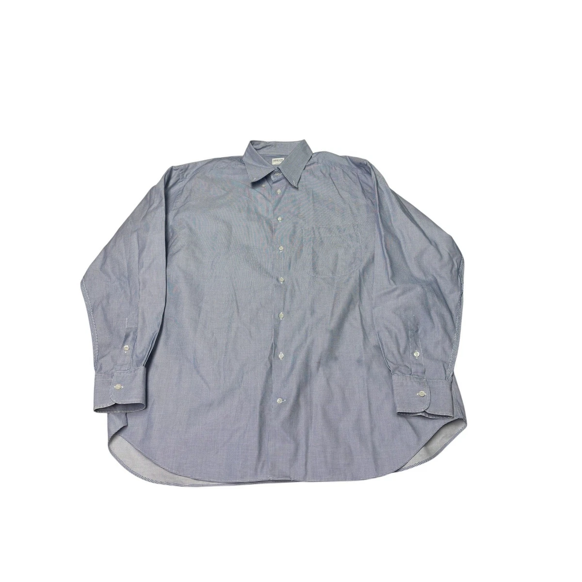 Armani Collezioni Point 100% Cotton Dress Shirts for Men for sale