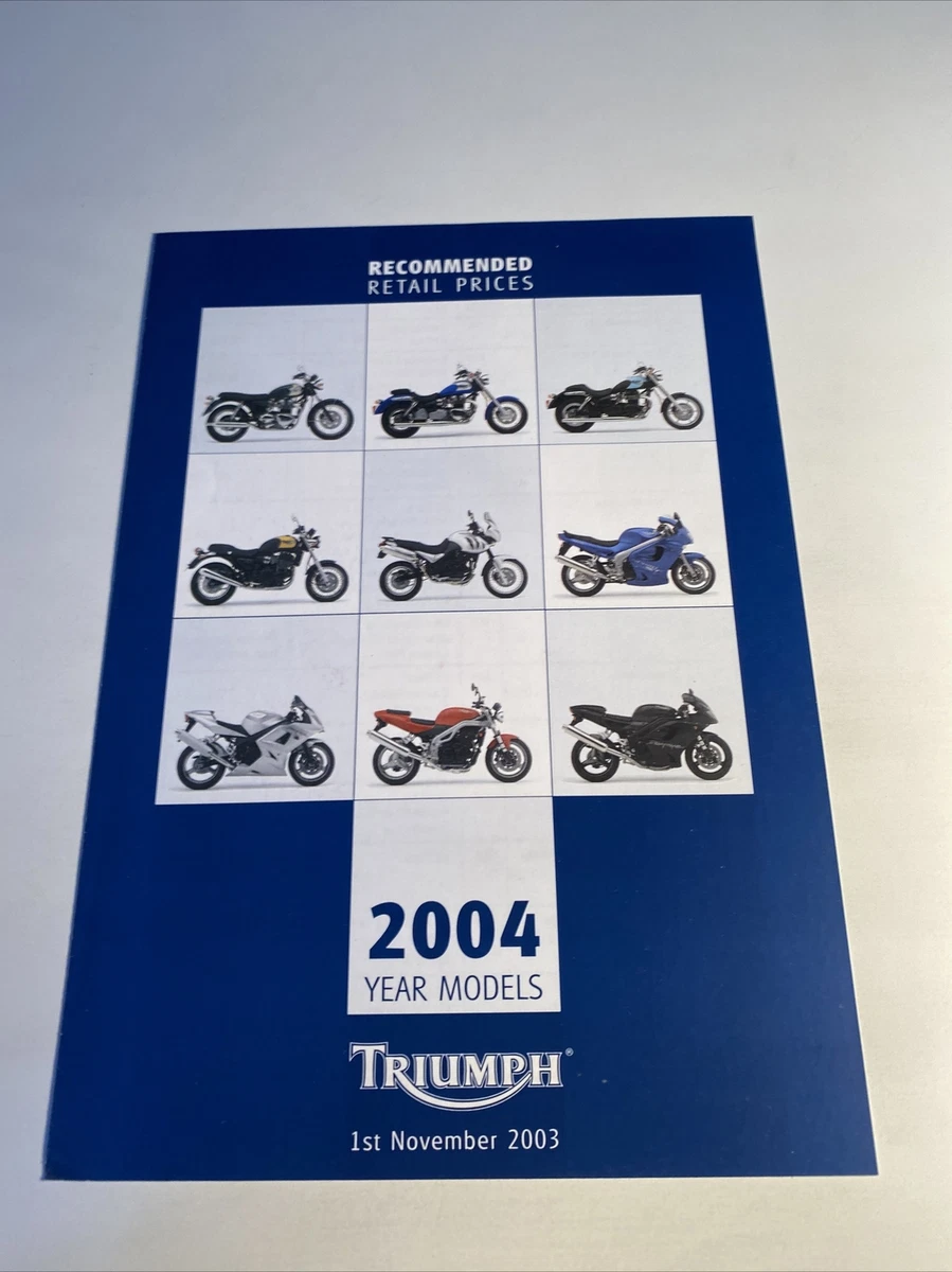 List of cheap triumph motorcycles