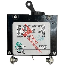 AA1-B0-34-620-5D1-C Carling Technologies Circuit Breaker 20Amp 277V Series - New