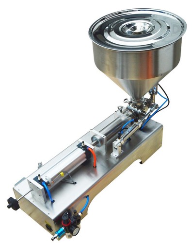 110V 10-100ml pasta máquina de llenado líquido 1 boquilla relleno neumático salsa crema - Imagen 5 de 19