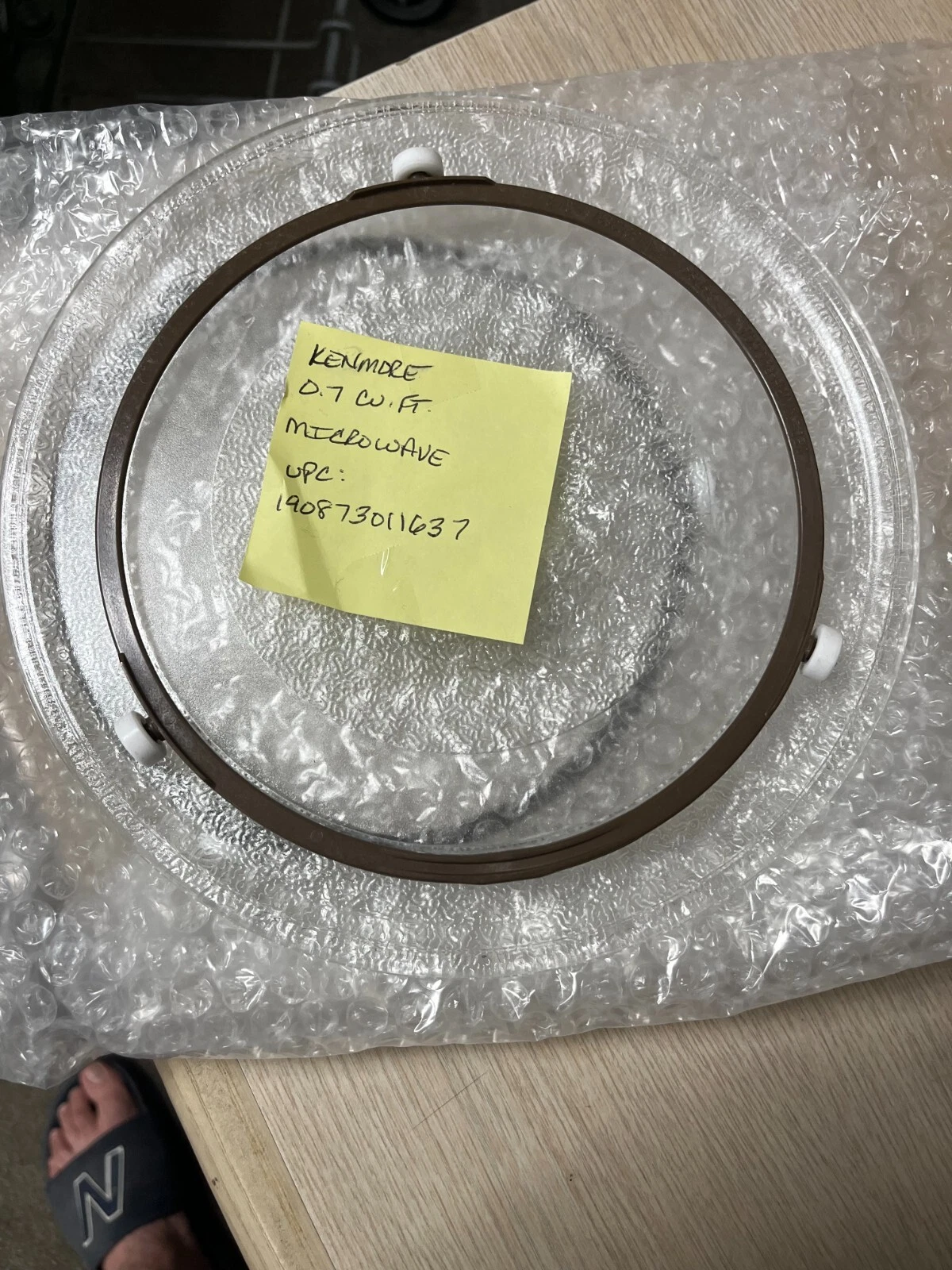 New Replacement Turntable and Ring for Kenmore .07 Cu Ft Microwave