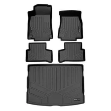 SMARTLINER Front/Rear Floor Liners w/Cargo Liner Black for Mercedes GLA-Class