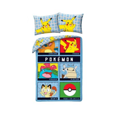 Pokémon Ready for Battle Bettwäsche 140×200 cm, 70×90 cm