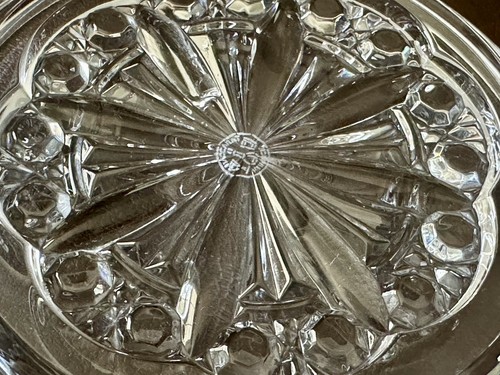 Baccarat Vintage Rosace French Crystal Wine Bottle Coaster / Decanter - Signed - Picture 15 of 20