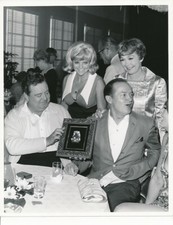 JANE WYMAN BOB HOPE JACKIE GLEASON Original CANDID Vintage 1960s Press Photo
