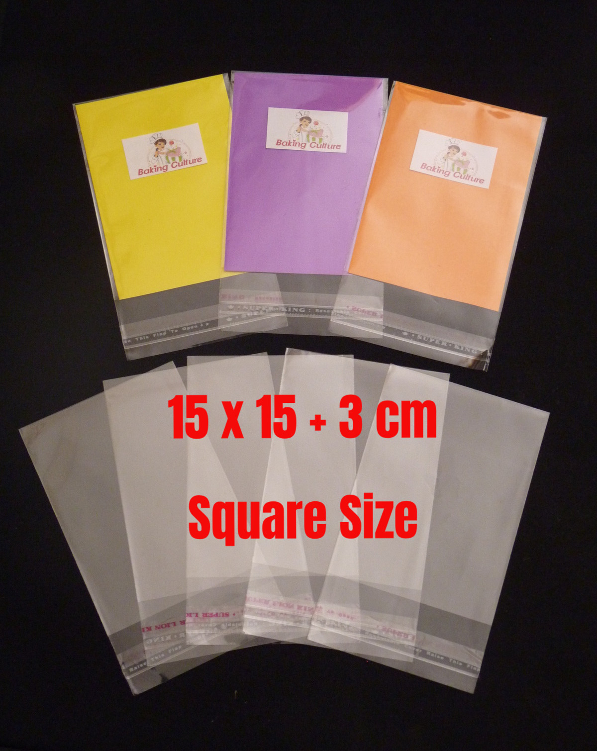 Cellophane Bag For A5/C5 Card - Clear Pack Of 100 6.5 X 9" - Transparent Resealable Cello Bags Good For Card Making, Bakery, Candle Soap,Cookies, FBA