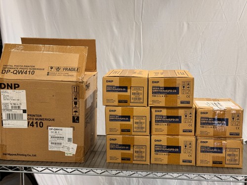 dnp qw410 printer includes 8 boxes printer media - 第 1/5 張圖片