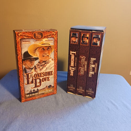 LONESOME DOVE FULL VHS COLLECTION - 4 Tape Lot, Box Set, Hallmark Western
