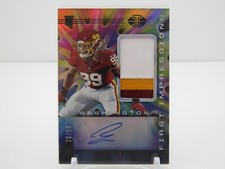 CHASE YOUNG 2020 ILLUSIONS FIRST IMPRESSIONS ROOKIE RC PATCH AUTOGRAPH #36/50