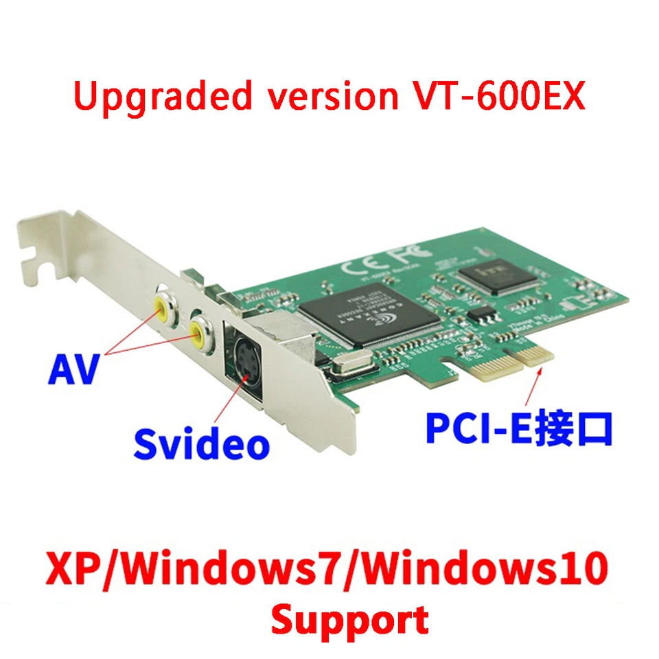 1PCS Video Capture Card PCI-E Slot VT-600EX Replace 878A - Image 2 of 4