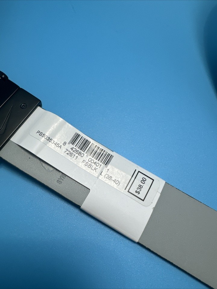 Nike Reversible Golf Belt Dark Green (Carbon) / Gray Size L (38/40) NWT