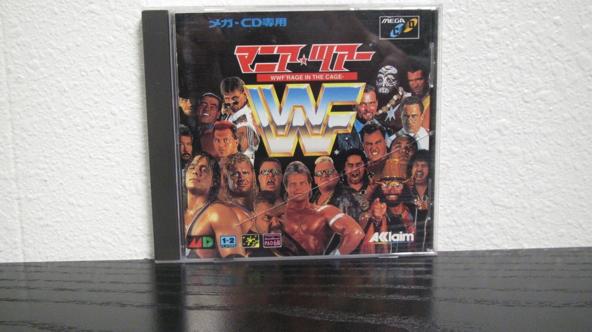WWF Rage In The Cage NTSC-J (Sega Mega-CD, 1994) | eBay