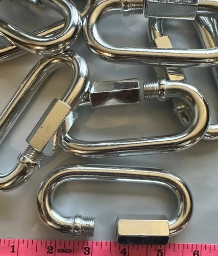 Lot of 10 Goliath Industrial Quick Link 1/2" Safety Tow Chain - Picture 3 of 3