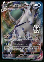 Ice Rider Calyrex VMAX 046/198 Holiday Calendar Promo