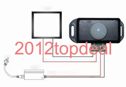 DC12V-24V 8A Automatic Infrared PIR Motion Sensor Switch for LED Strips Light - Picture 5 of 6