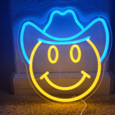 Smiley Face Neon Sign Dimmable Smiley Face Led Sign Smile Neon Sign ...
