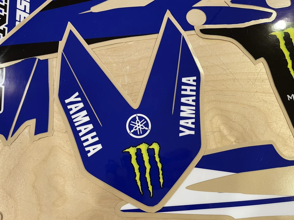 YAMAHA MOTOCROSS GRAPHICS YZ250F 2010 - 2013 21 mil grueso MX laminado Foto 4 de 4