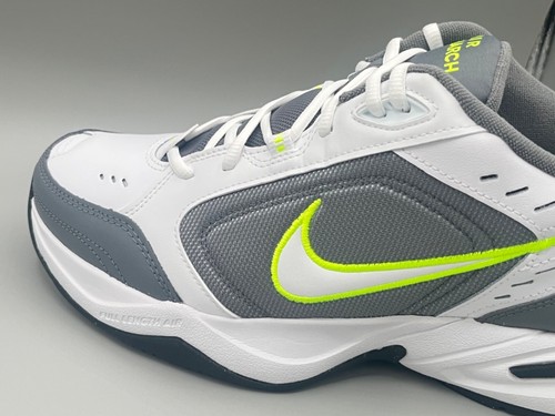Nike Air Monarch IV Turnschuhe X WEISS COOL GRAU Größen 6 UK, 12 UK, 13 UK - Bild 3 von 12