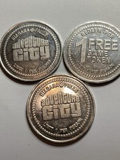3 NIAGARA FALLS MARVEL ADVENTURE CITY NO CASH VALUE TOKENS {ALUMINIUM} CANADA A2