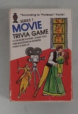 Vintage 1984 Professor Hoyle's Movie Trivia Game Series 1 Card Deck