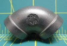 Elbow Pipe Connection 304 3/8" Female Connections, S 150 LB