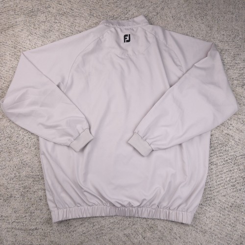 FootJoy Windshirt Mens XL Long Sleeve Red Bank Catholic Logo Wind Shirt 1/2 Zip - Picture 2 of 11