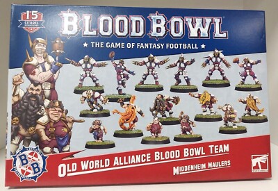Games Workshop Old World Alliance Team MIDDENHEIM MAULERS Blood Bowl Miniatur