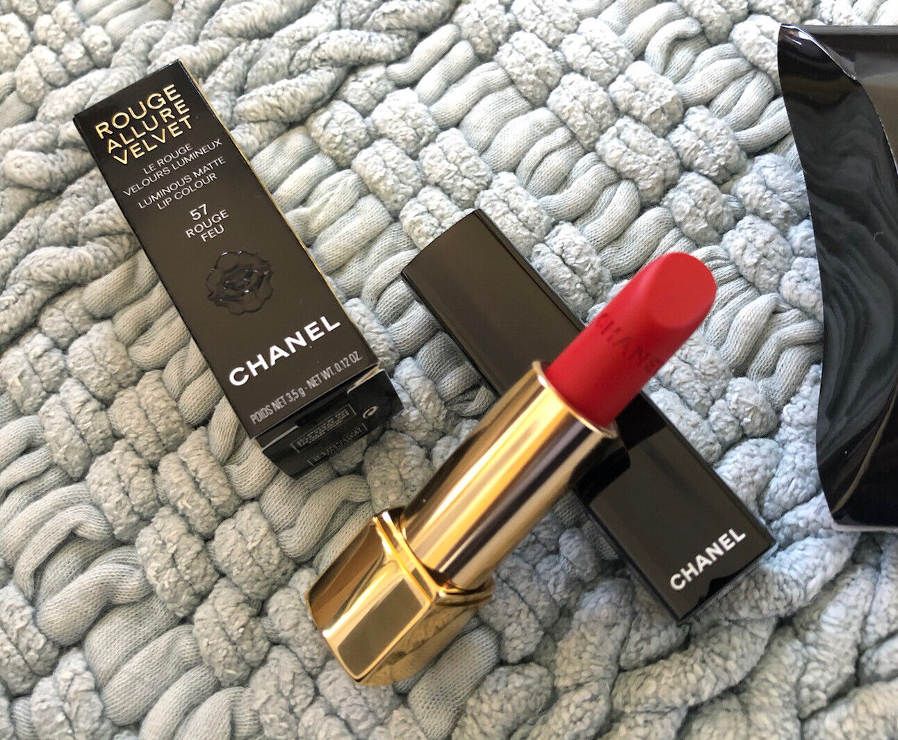 Chanel Rouge Allure Velvet LE LION de Chanel #57 ROUGE FEU Luminous Matte  Lip