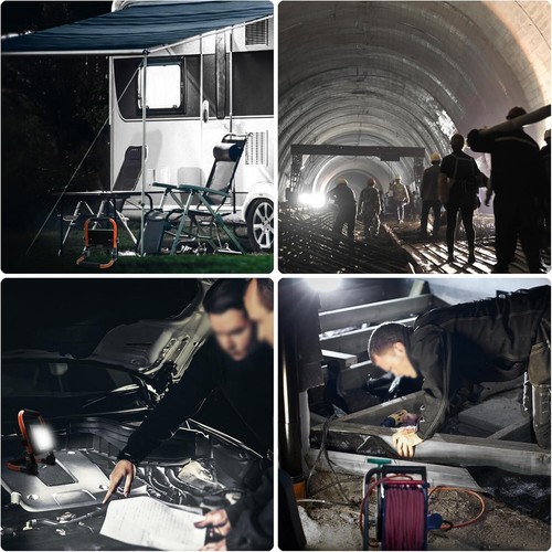 Powerful 4300LM Floodlight with 16.4FT Cord - Ideal for Indoor/Outdoor Projects - Picture 10 of 10