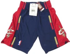 New 2008-09 Cleveland Cavaliers Mens Mitchell & Ness Authentic Game Shorts $125