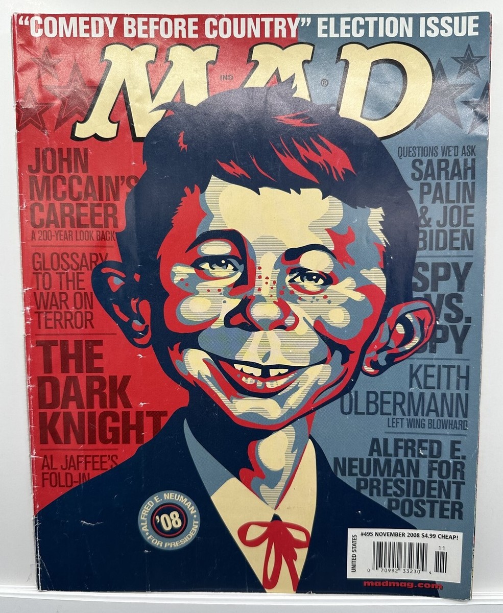 Mad Magazine November 2008 No 495 Election Issue | eBay