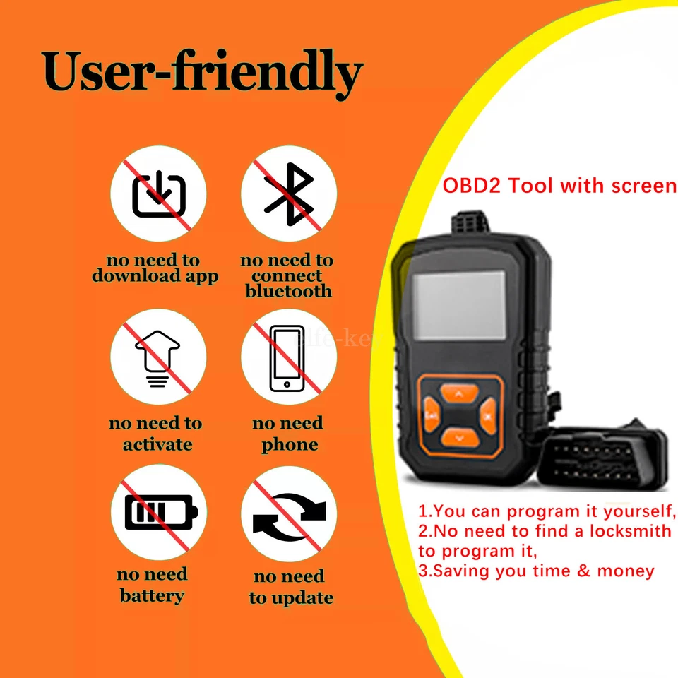 Programador de llavero remoto para Chrysler PT Cruiser 200 Dodge Avenger Jeep Liberty Foto 4 de 4