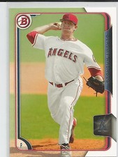 Jeremy Rhoades Angels 2015 Bowman Prospect Card