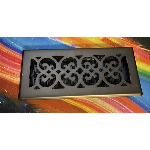 Griglie decorative SPH410-NKL registro pavimento a scorrimento 4x10 finitura bronzo strofinato nuovo - Foto 2 di 2