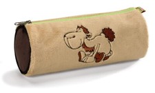 NICI - SCHLAMPERMÄPPCHEN "KAMEL" AUS PLÜSCH MIT REISSVERSCHLUSS 52052 - BEIGE