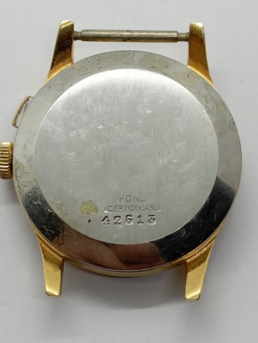Vintage FLEURIER BRAILLE Watch For The Blind Gold Plated G20 cal. 196 Unitas 199 - Picture 16 of 23