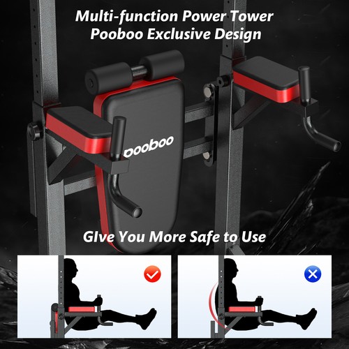 Power Tower Pull up Bar for Home Gym Multi-Function Pull up Bar Stand Dip Bar - Picture 7 of 52