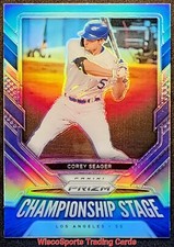 2021 Corey Seager Panini Prizm Championship Stage SILVER PRIZM #CS3 Dodgers MT