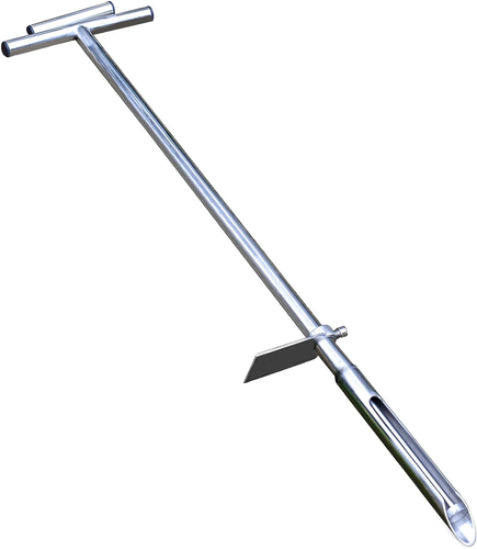 40″ Professional Stainless Steel Soil Sampler Probe with Ejector Foot Pedal Reus - Picture 9 of 12
