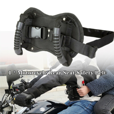 motorcycle passenger grab belt