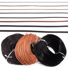 2M-10M Round Real Genuine Craft Jewellery Leather String Cord Lace Thong