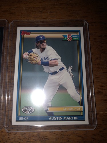2021 TOPPS PRO DEBUT AUSTIN MARTIN CHROME DRAFT PICK #5 PROSPECT 2 Car Lot - Picture 3 of 9