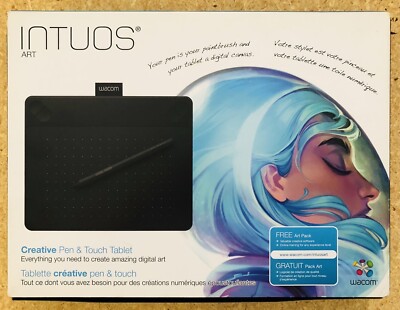 Wacom - Intuos Art Creative Small Pen and Touch Tablet - Black CTH-490