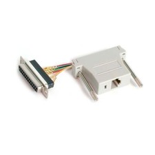 StarTech GC258FF DB25 to RJ45 Modular Adapter - F/F 1 x DB-25 Female - 1 x RJ-45