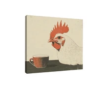 Chicken Print, Rooster Pop Art, Rooster Coffee Cup, Rooster Poster Print