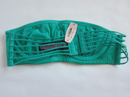 NEW Victoria's Secret VTG 2010s Tube Underwire Bandeau Strappy Back Bra 32C 32 C - Picture 3 of 7