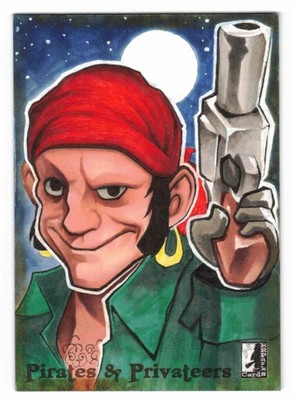 Pirates & Privateers Trading Cards. Nicki Panganiban Sketch Card. RRParks 2024