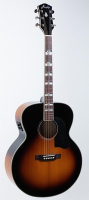 Firefly JC630S-E Acoustic Guitar Fishman EQ Solid Spruce Top Flamed Maple 